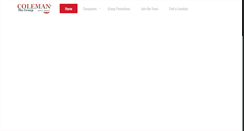 Desktop Screenshot of colemangrouptt.com